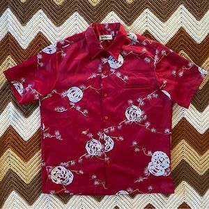 Vintage Men’s Tori Richard silk casual button down size Medium